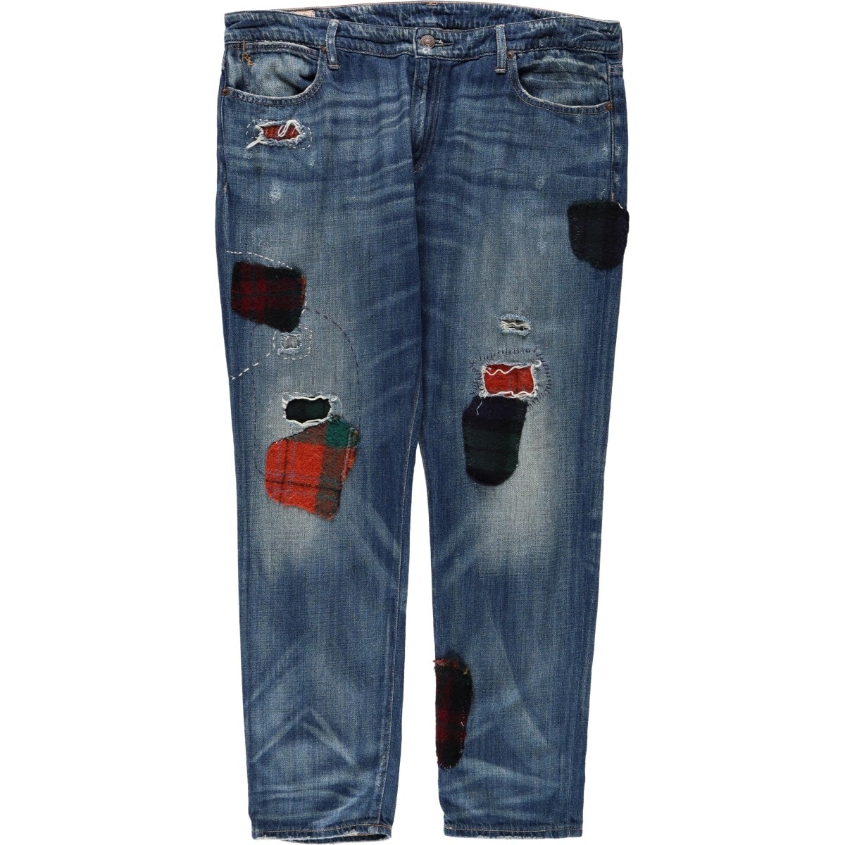 古着 ラルフローレン Ralph Lauren Polo Ralph Lauren ASTOR BOYFRIEND テーパードデニムパンツ レディースXXL(w37)相当/eaa680024