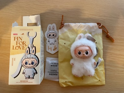 POP MART THE MONSTERS (LABUBU) Pin for Love Series-Vinyl Plush Pendant (A-M) H