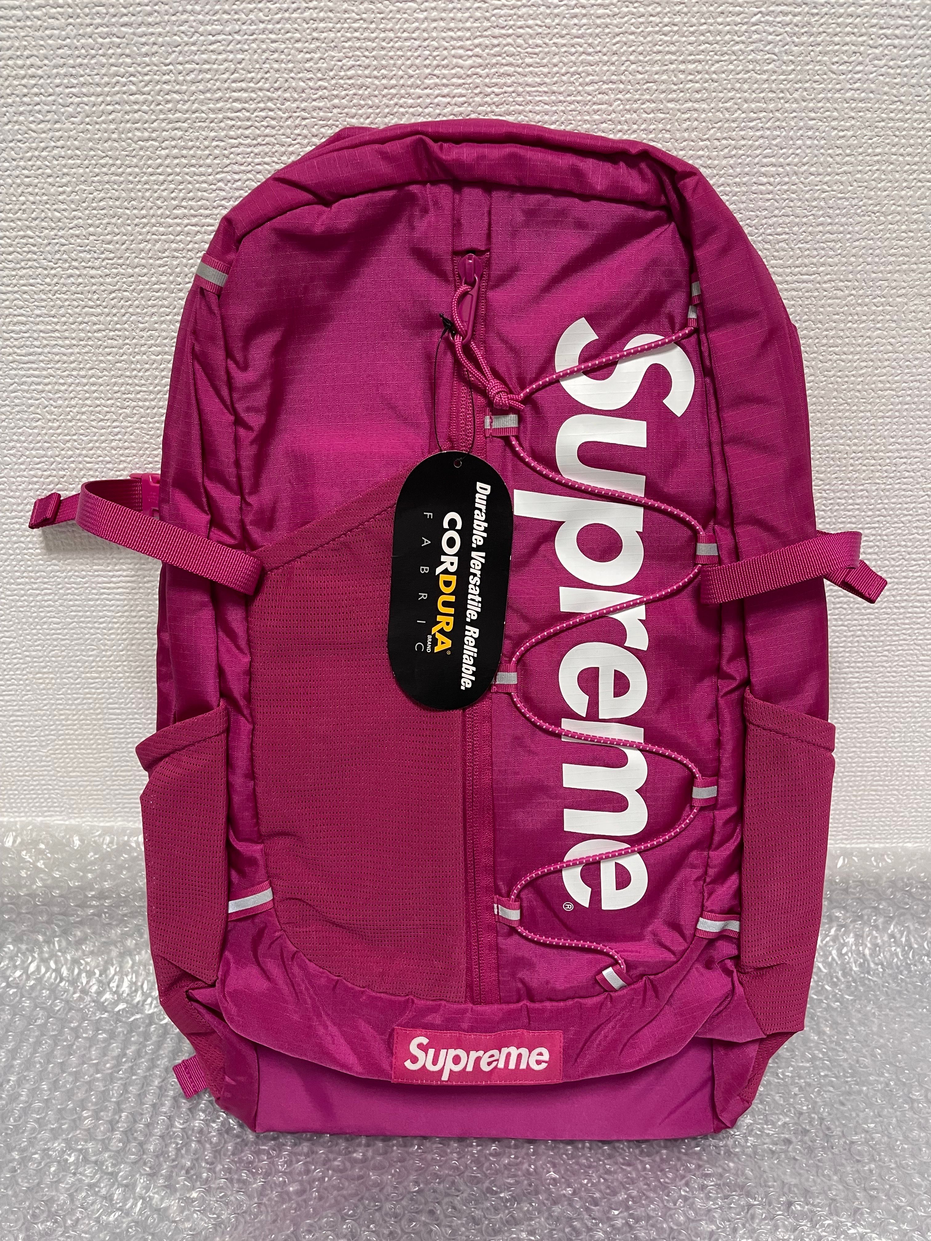 Supreme 2017SS Backpack "Magenta"