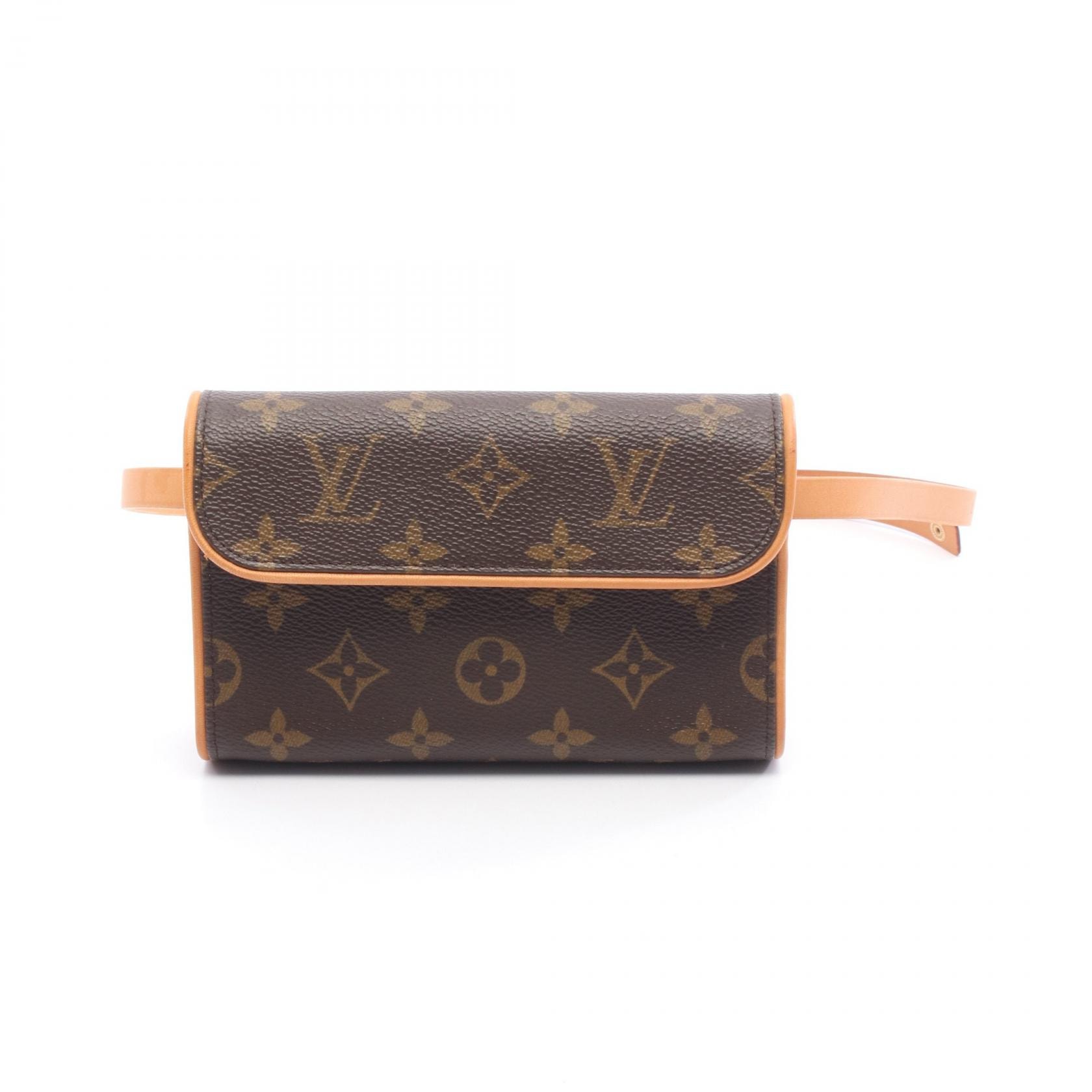 ルイ・ヴィトン LOUIS VUITTON ポシェットフロランティーヌ ウエストバッグ ボディバッグ バッグ PVCコーティングキャンバス レザー モノグラム レディース ブラウン系 M51855 【中古】