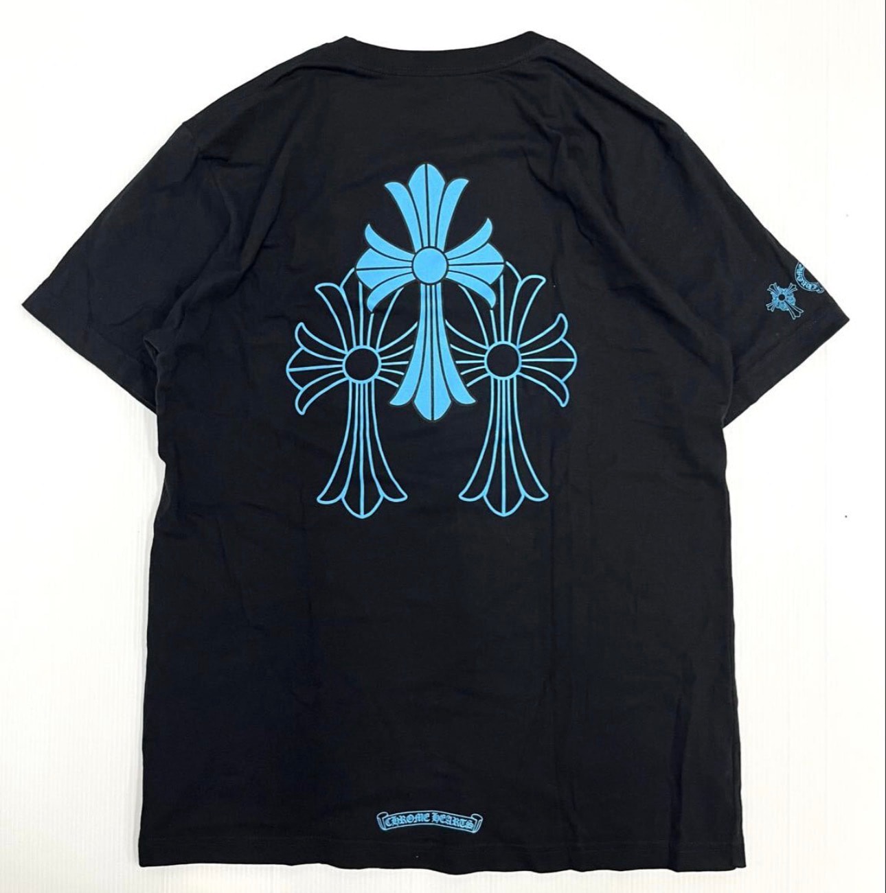 Chrome Hearts 3 Cemetery Cross Logo S/S T-Shirt "Black"