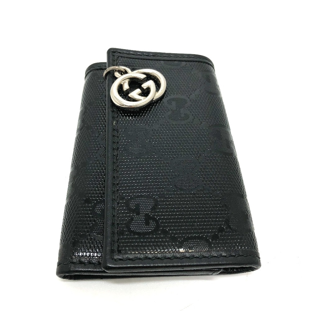 グッチ GUCCI 6連 212111 GGインプリメ GG/ロゴ 鍵 キーケース GGインプリメ ブラック