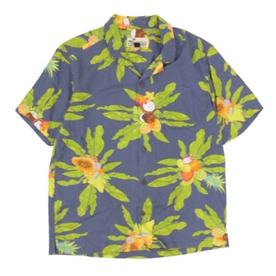 patagonia パタゴニア 半袖シャツ STY52551SP20 PATALOHA パタロハ LIMITED EDITION リミテッド エディション アロハ 半袖 シャツ ブルーグレー系 S【中古】