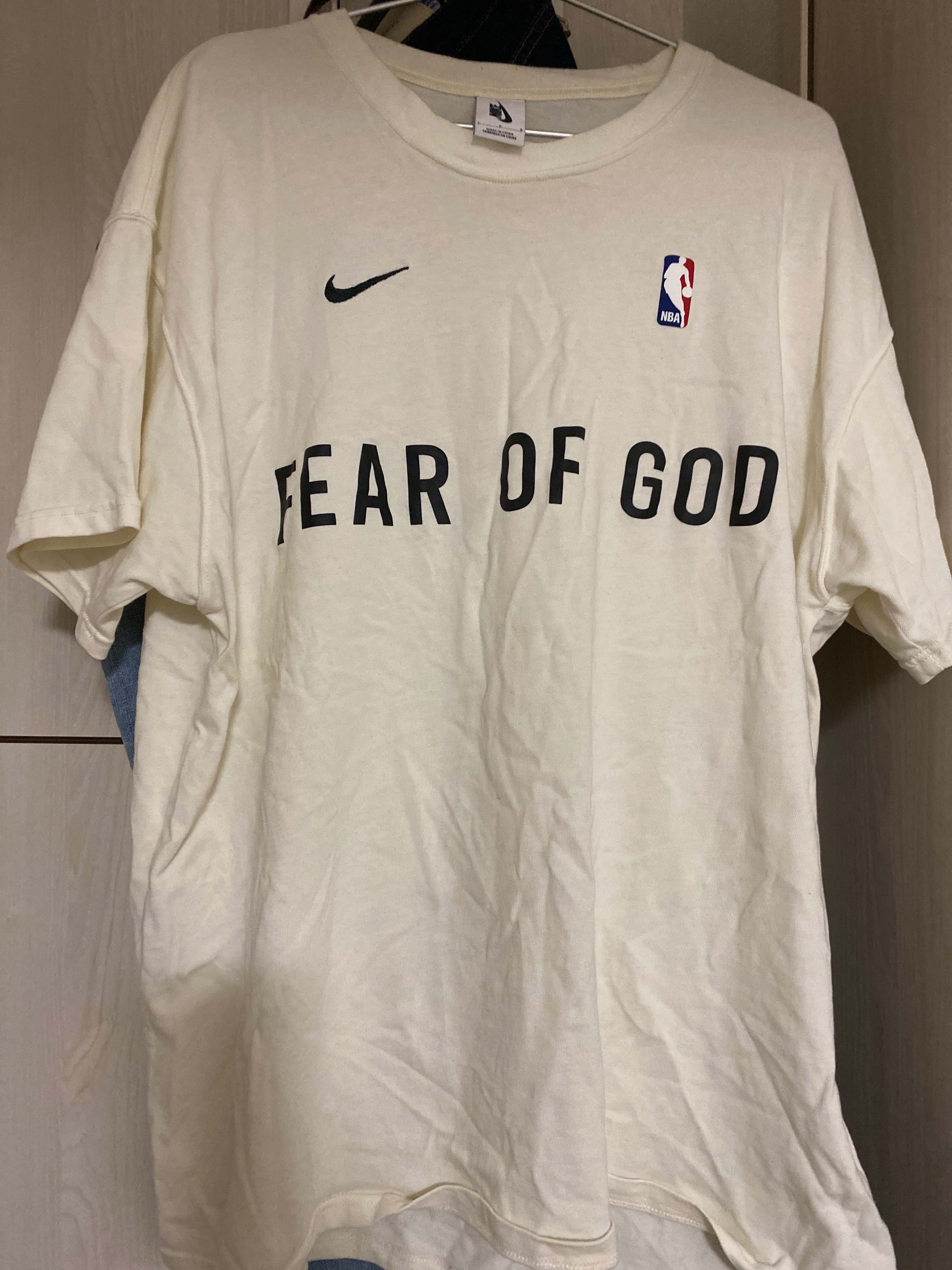 FEAR OF GOD / Nike Warm Up T-Shirt "Sail"