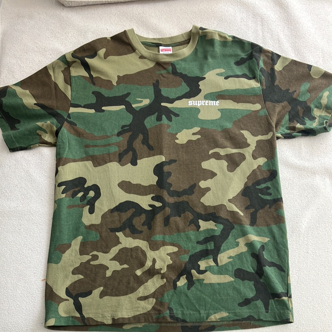 Supreme Target Tee "Woodland Camo"
