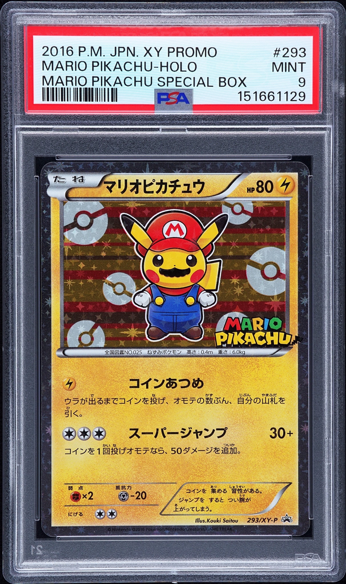 マリオピカチュウ: プロモ[XY-P 293/XY-P](プロモーションカード「XY-P」)
