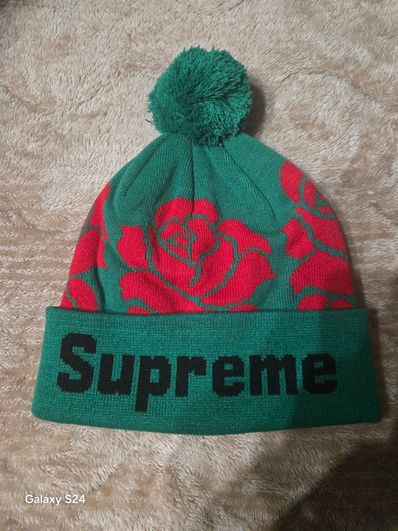 Supreme Rose Beanie "Green"