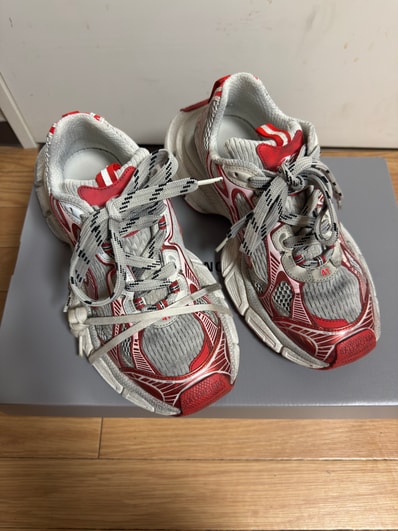 BALENCIAGA 3XL Sneaker "Grey/White/Red"