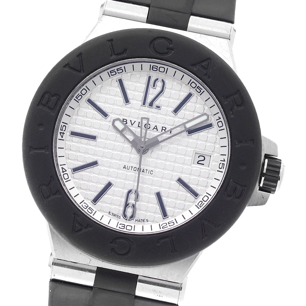 ブルガリ ディアゴノ デイト DG40SV 自動巻き メンズ 【中古】