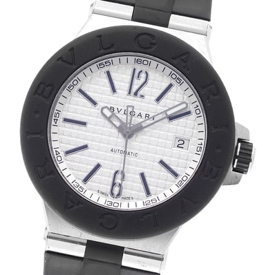 ブルガリ ディアゴノ デイト DG40SV 自動巻き メンズ 【中古】