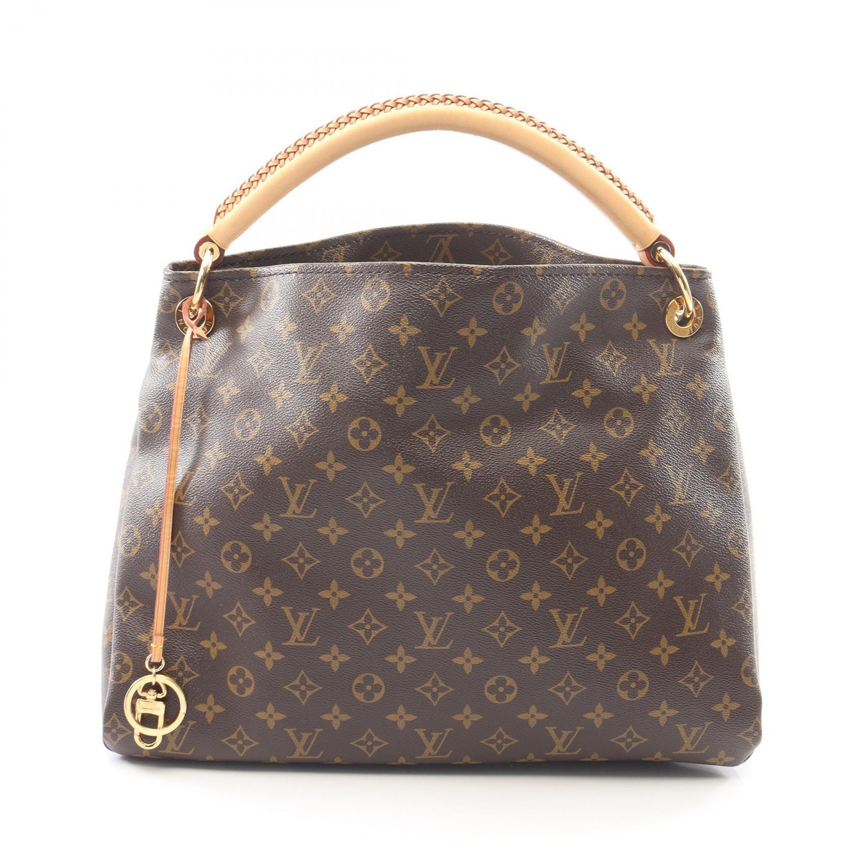 ルイ・ヴィトン LOUIS VUITTON アーツィーMM ショルダーバッグ バッグ PVCコーティングキャンバス レザー モノグラム レディース ブラウン系 M40249 【中古】