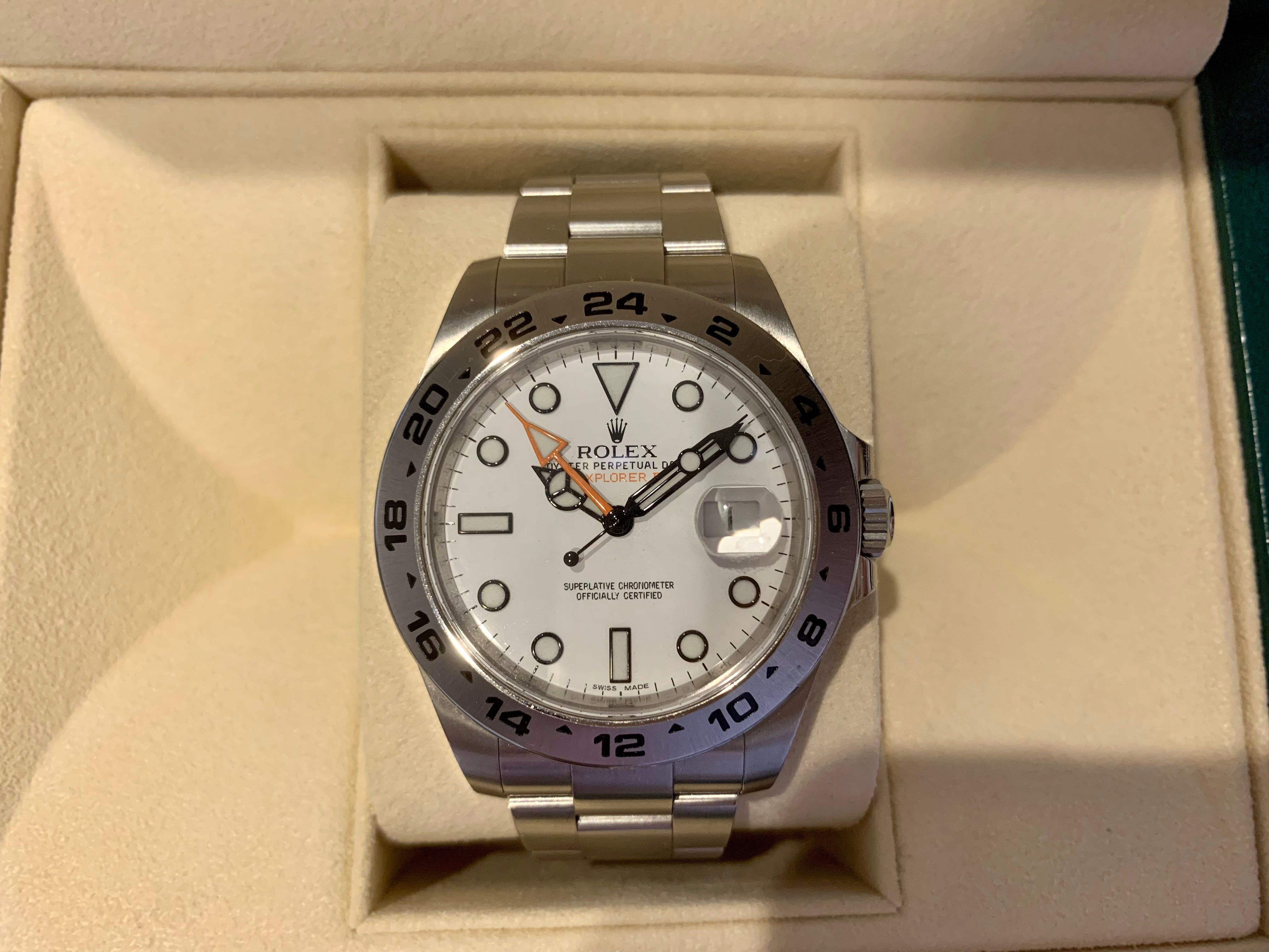 ROLEX Explorer II White Dial 226570