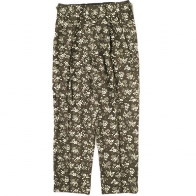 Needles ニードルス 日本製 Tucked S/T Trousers ウールフローラル タックサイドタブトラウザーズパンツ LQ147 M BROWN ボトムス g22039