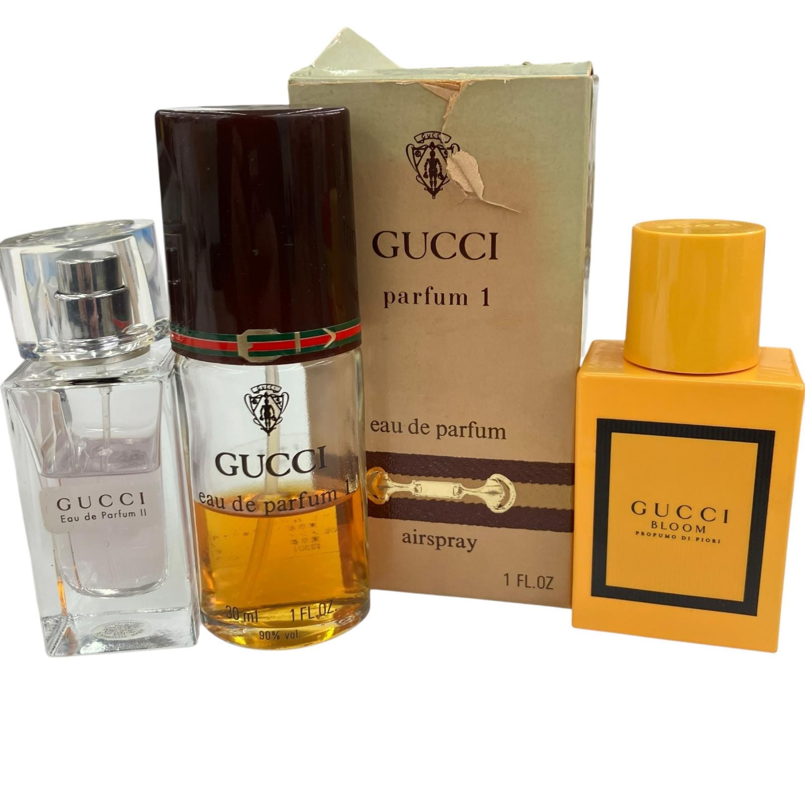186005 GUCCI グッチ parfum1, parfum2 , Bloom Profumo di Fiori eau de parfum ユニセックス 3点まとめ売り