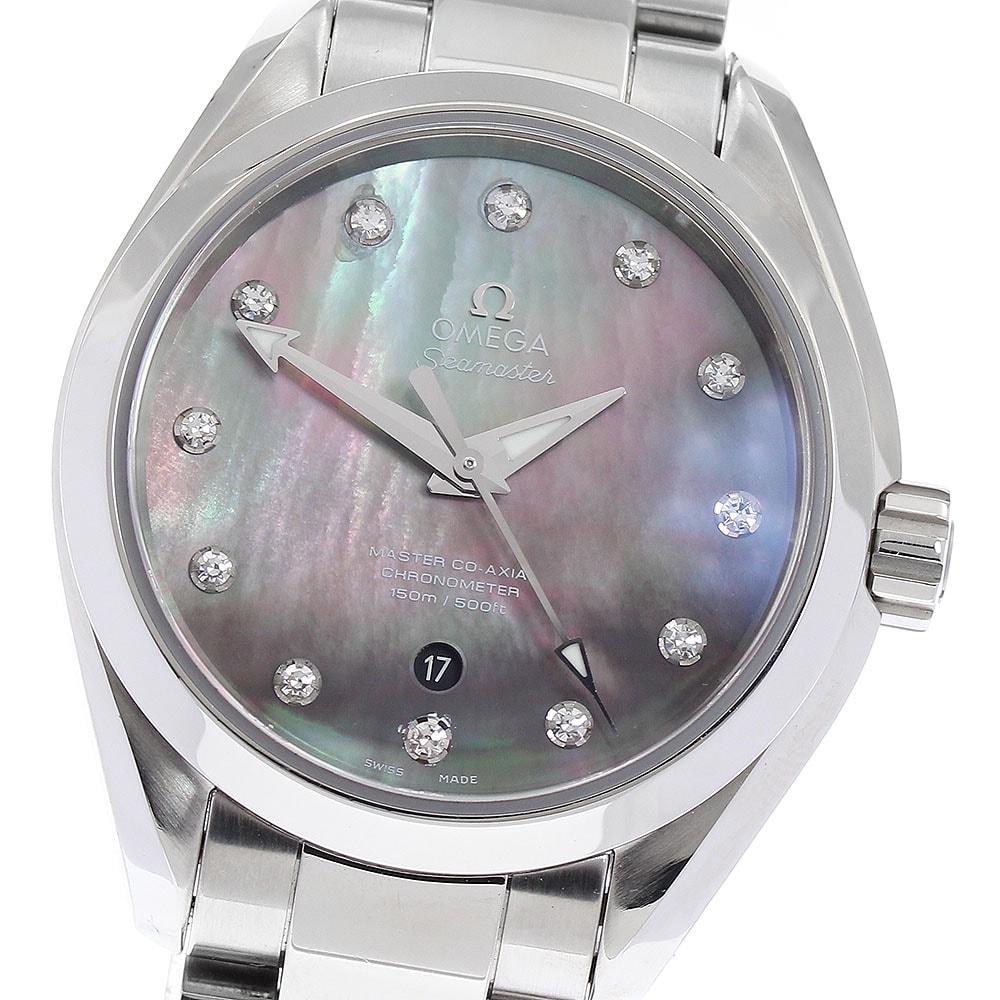 ☆美品 オメガ シーマスター アクアテラ コーアクシャル レディース 【中古】