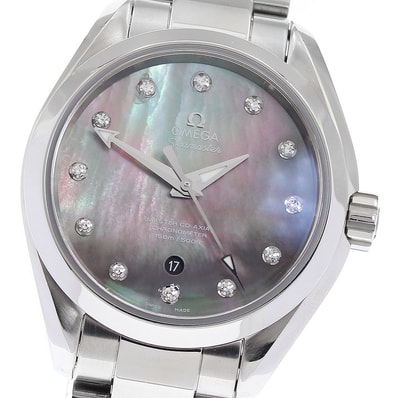 ☆美品 オメガ シーマスター アクアテラ コーアクシャル レディース 【中古】