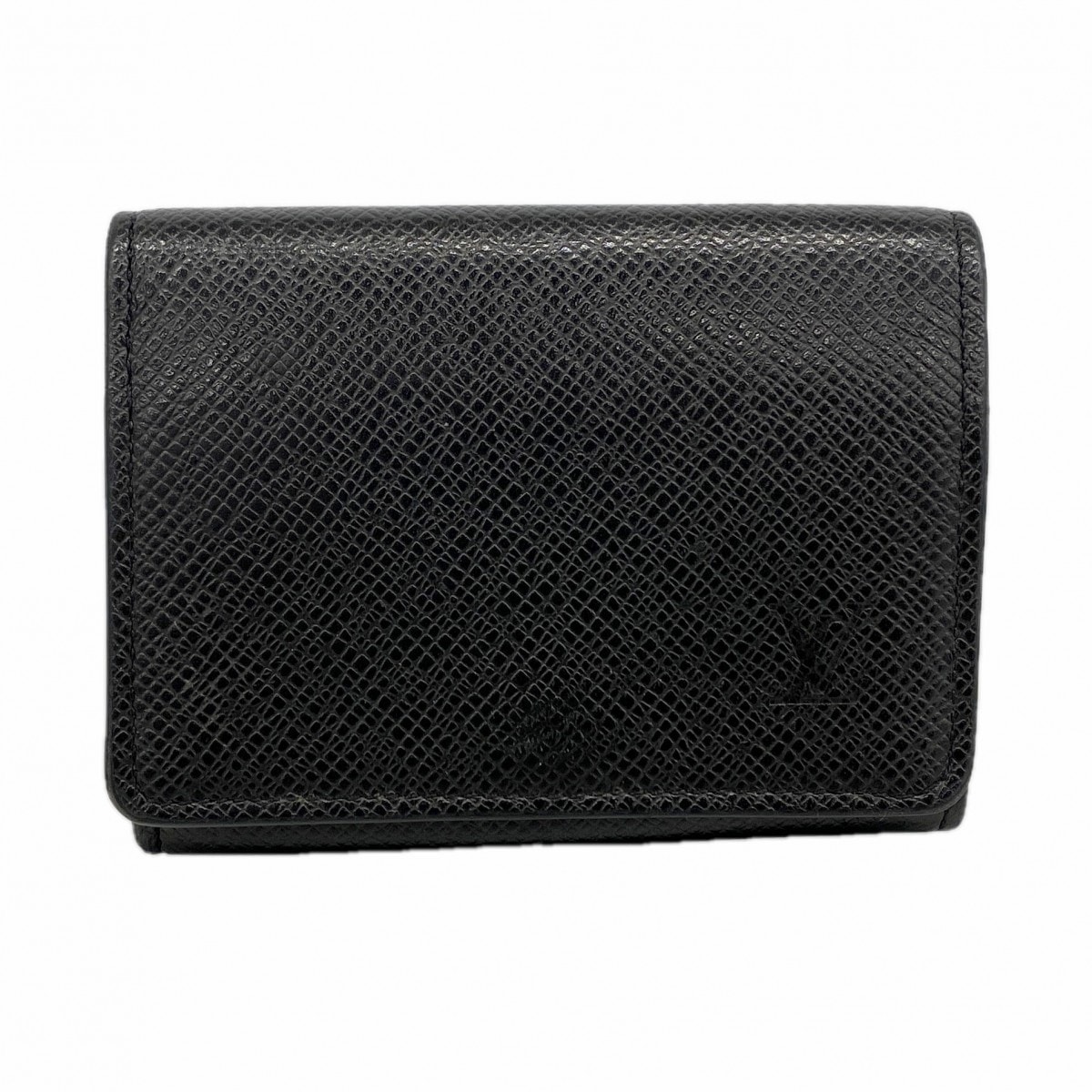 【6dc3495】ルイヴィトン 名刺入れ タイガ アンヴェロップカルトドゥヴィジットNM M64595 ノワール【中古】メンズ