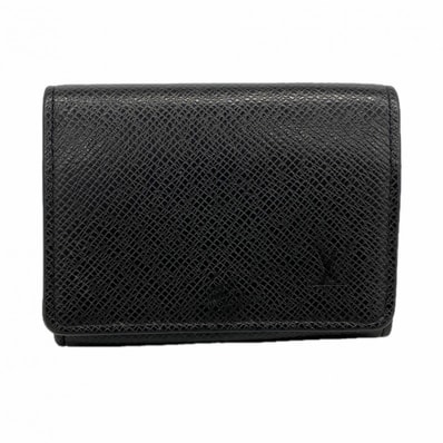 【6dc3495】ルイヴィトン 名刺入れ タイガ アンヴェロップカルトドゥヴィジットNM M64595 ノワール【中古】メンズ