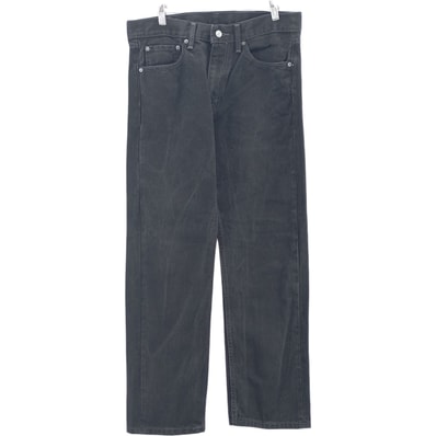 古着 リーバイス Levi's 505 ブラックデニム テーパードデニムパンツ メンズw34相当/eaa482674