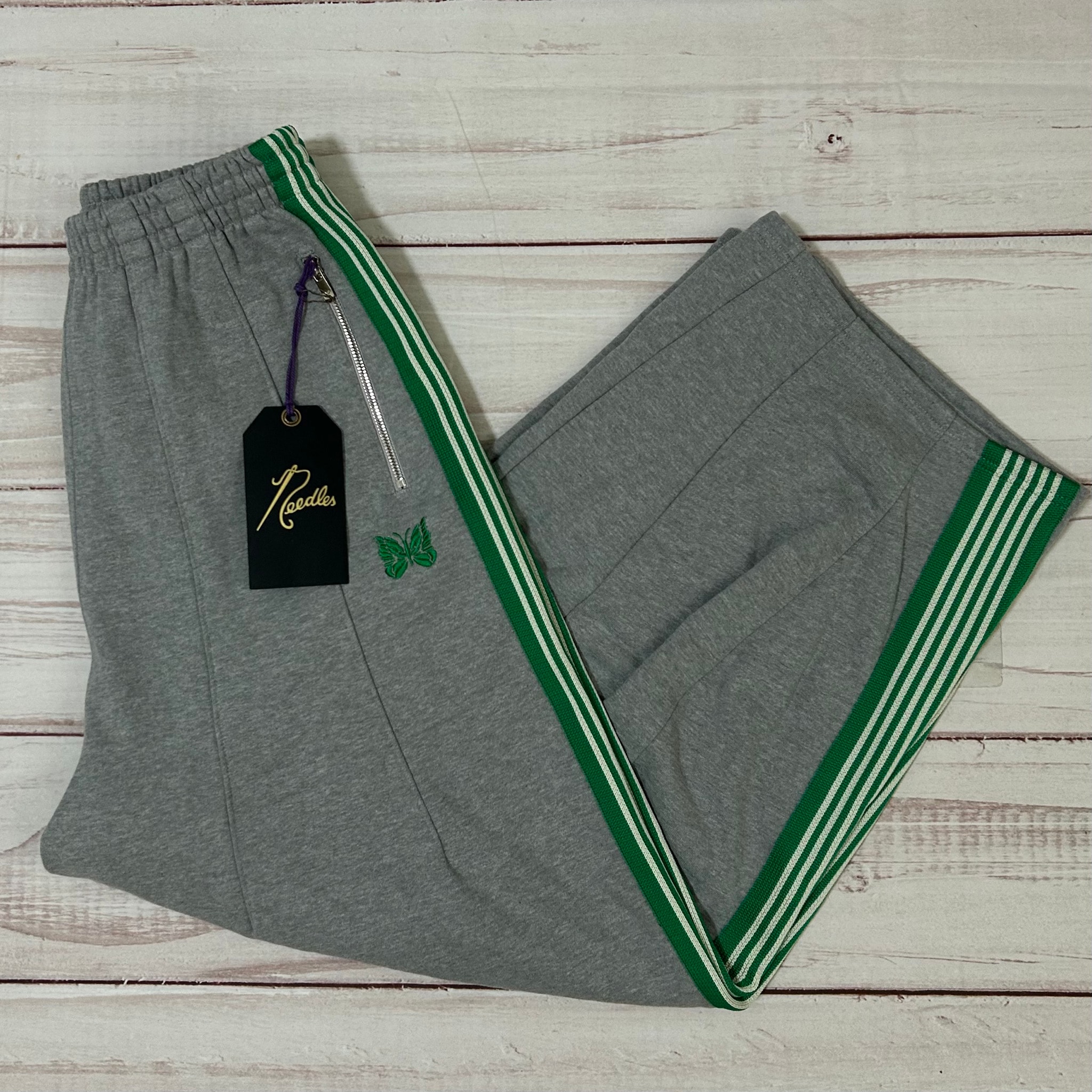 NEEDLES x LHP H.D.Track Pant - Cotton Jersey "Green"