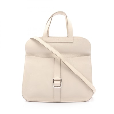 エルメス HERMES アルザン31 ハンドバッグ バッグ レザー トリヨンクレマンス トリヨンクレマンス T刻印(2015年製造) レディース アイボリー系 【中古】