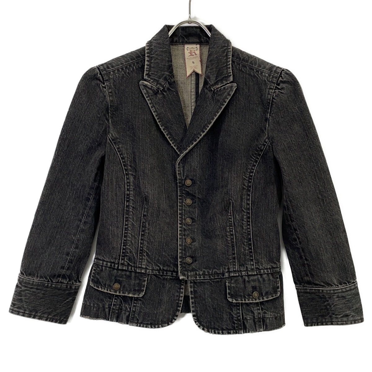 ラルフローレンラグビー コンチョボタン デニムジャケット 4