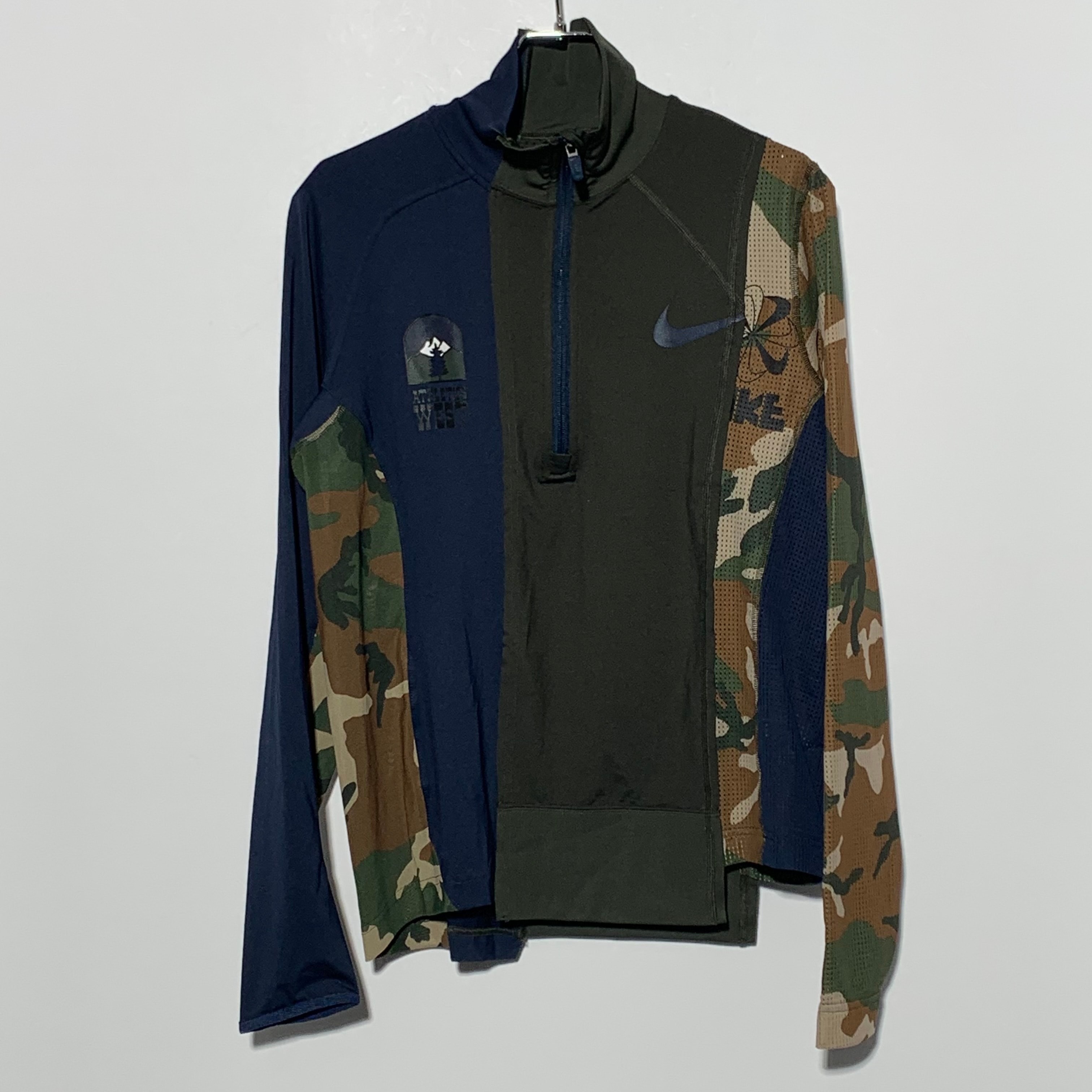 Nike x Sacai Women's Half Zip Running Jacket "Obsidian"