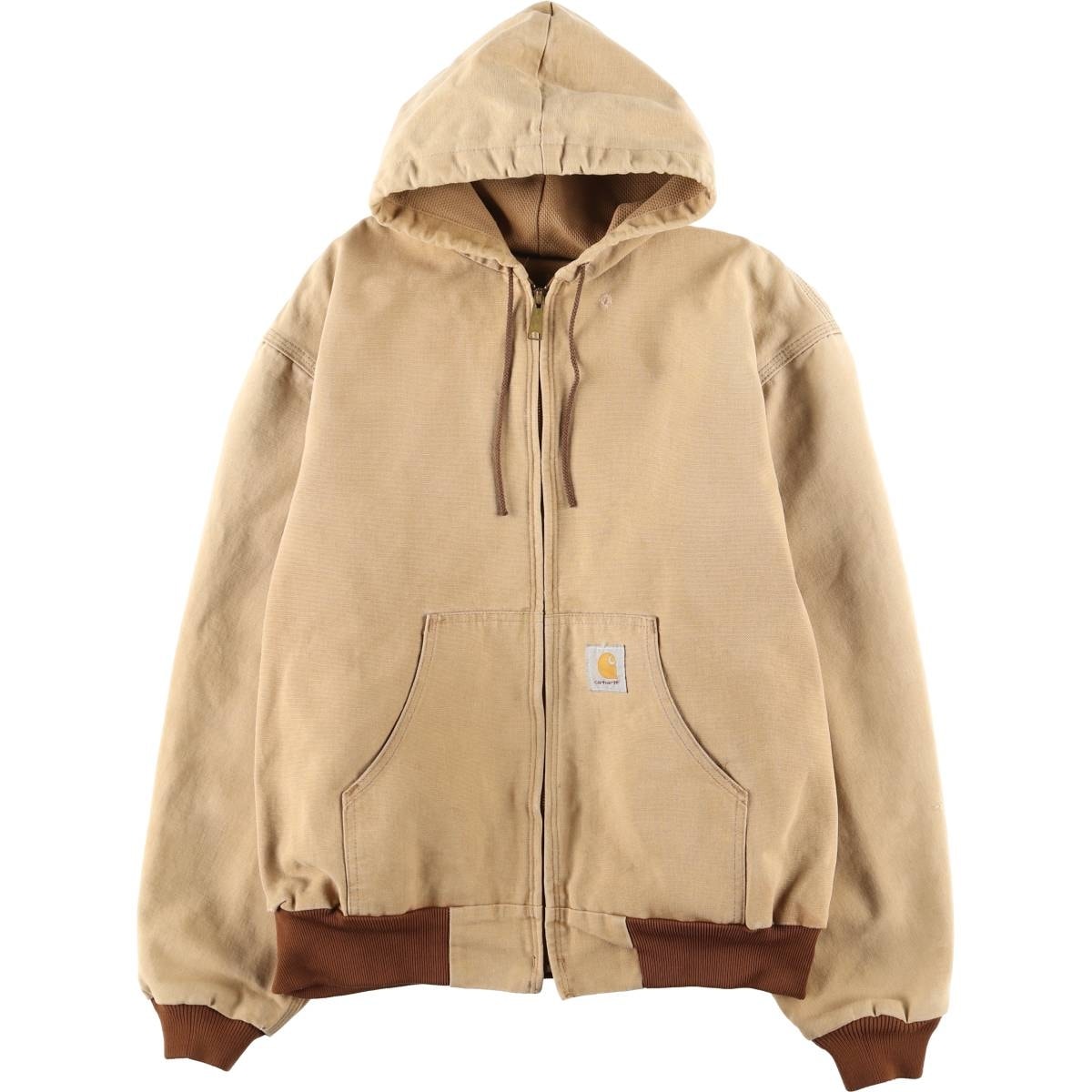 古着 カーハート Carhartt アクティブジャケット ダックフルジップパーカー メンズXL相当/eaa606283