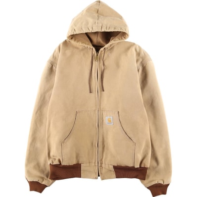古着 カーハート Carhartt アクティブジャケット ダックフルジップパーカー メンズXL相当/eaa606283