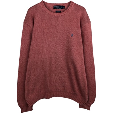 古着 ラルフローレン Ralph Lauren POLO by Ralph Lauren コットンニットセーター メンズXXL相当/eaa627401