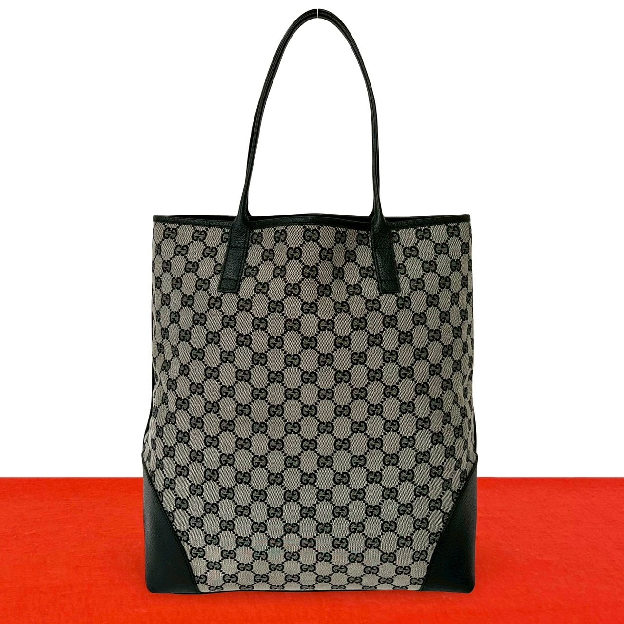 B (目立った傷や汚れなし)】GUCCI グッチ GG ロゴ 柄 キャンバス 
