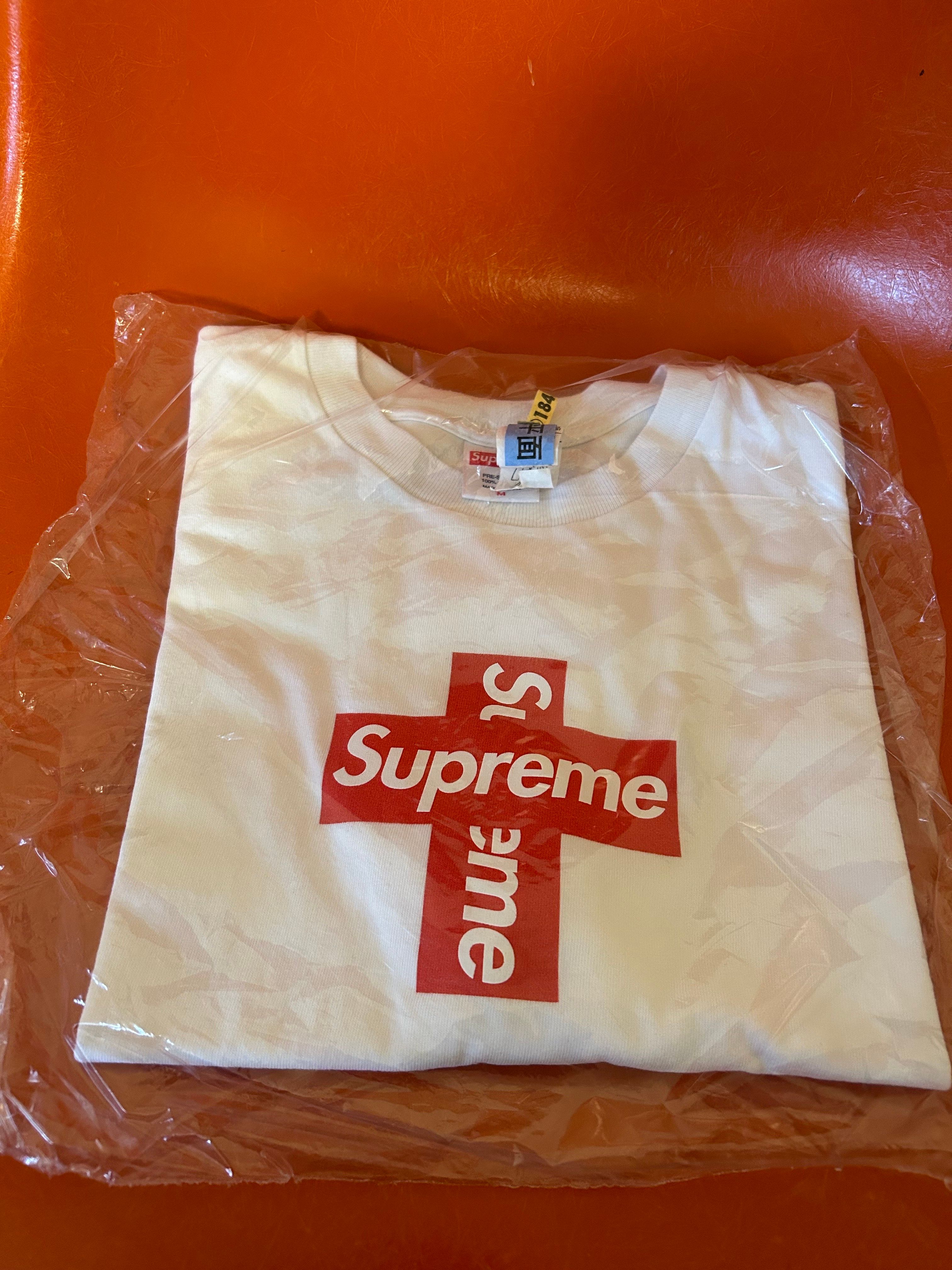 Supreme Cross Box Logo Tee "White"