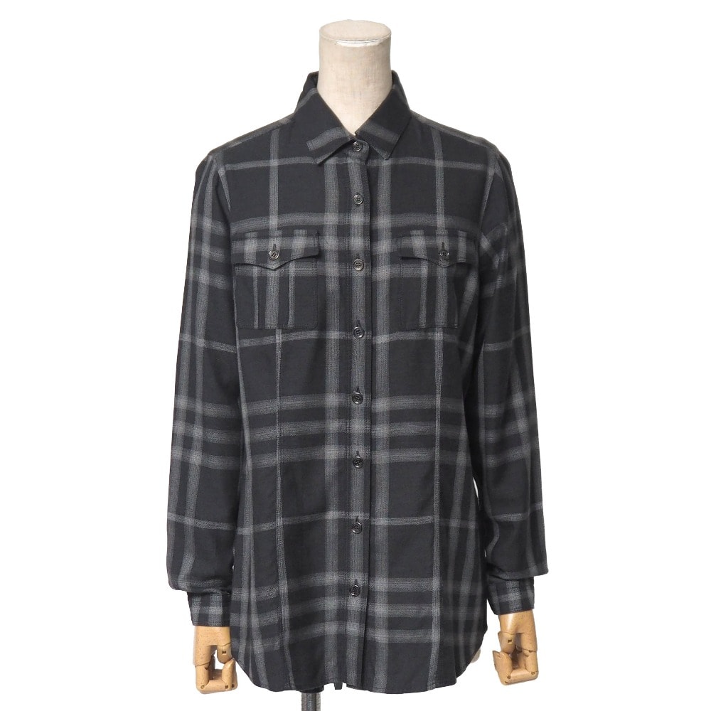 ■美品■BURBERRY バーバリー 長袖シャツ サイズ38 チェック ブランド古着【中古】20260608/RA9610