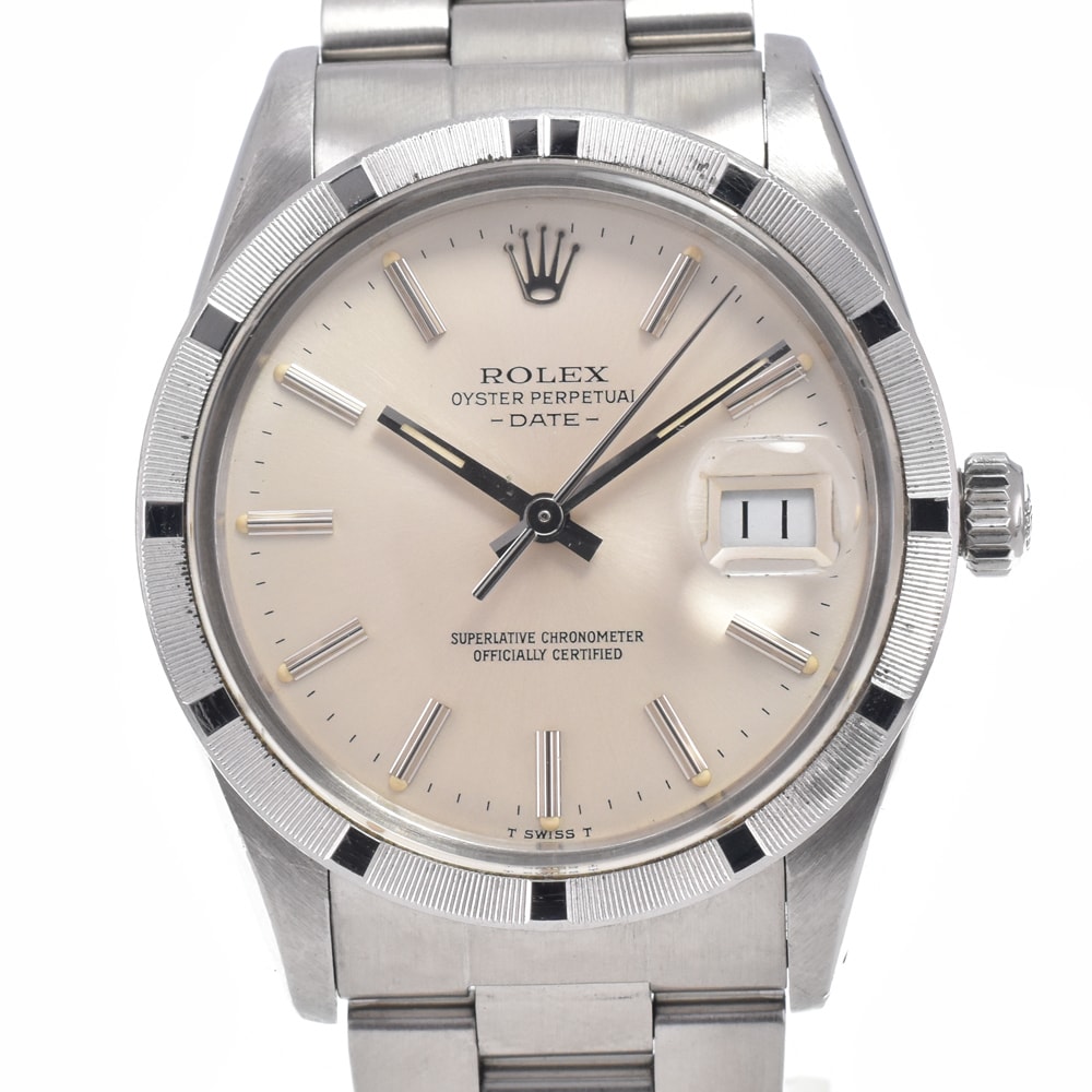 ロレックス ROLEX 15010 ヴィンテージ オイスターパーペチュアル ファインリーエンジンターンド ベゼル 自動巻き メンズ 美品 I#150052