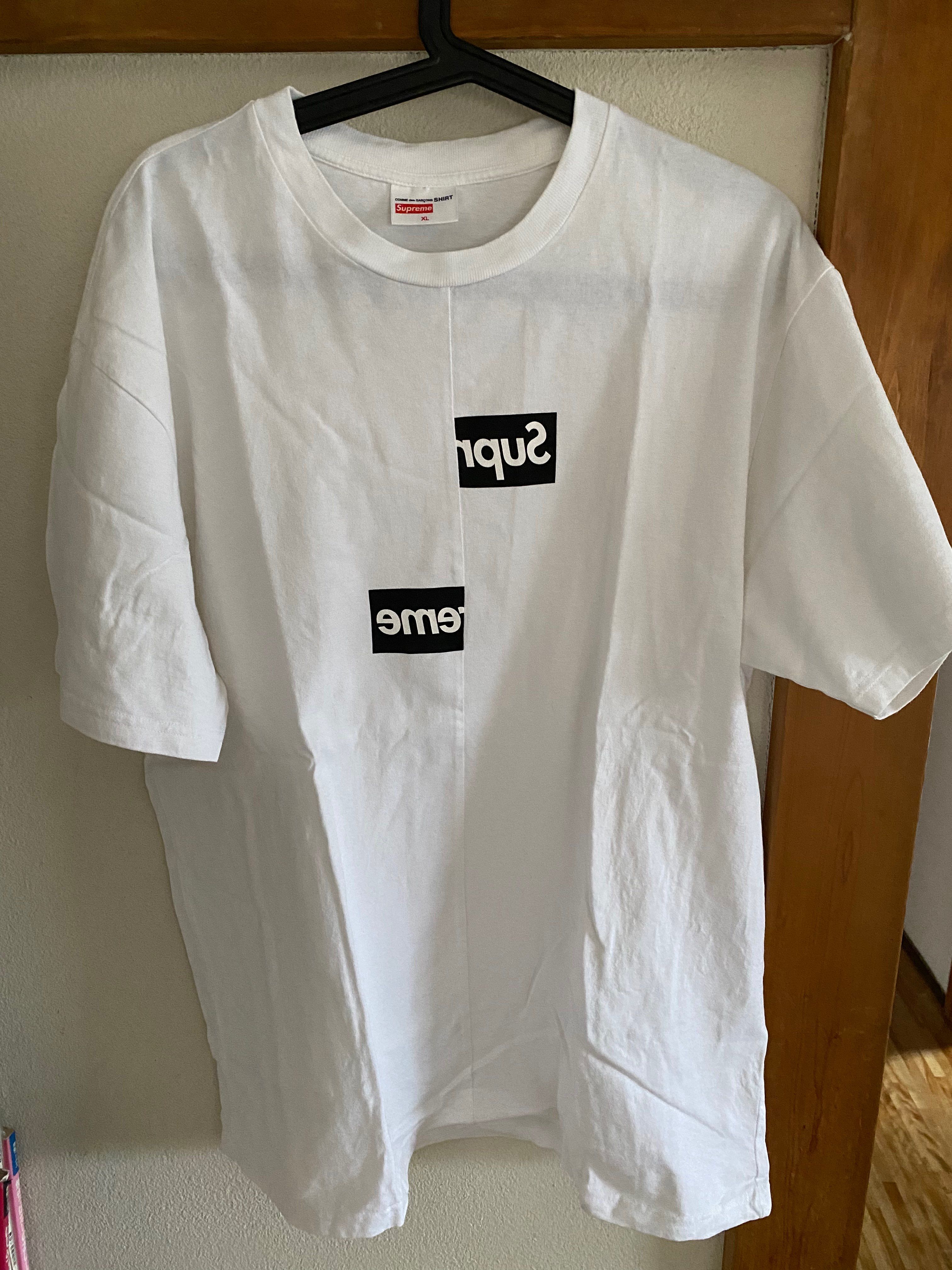 Supreme / Comme des Garçons SHIRT® Split Box Logo Tee "White"