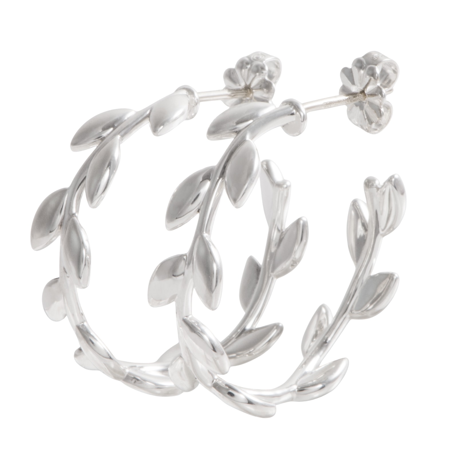 TIFFANY&Co. ティファニー オリーブリーフ フープ ピアス パロマ・ピカソ シルバー925 シルバー【中古】