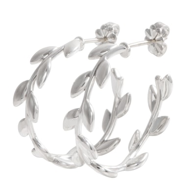 TIFFANY&Co. ティファニー オリーブリーフ フープ ピアス パロマ・ピカソ シルバー925 シルバー【中古】