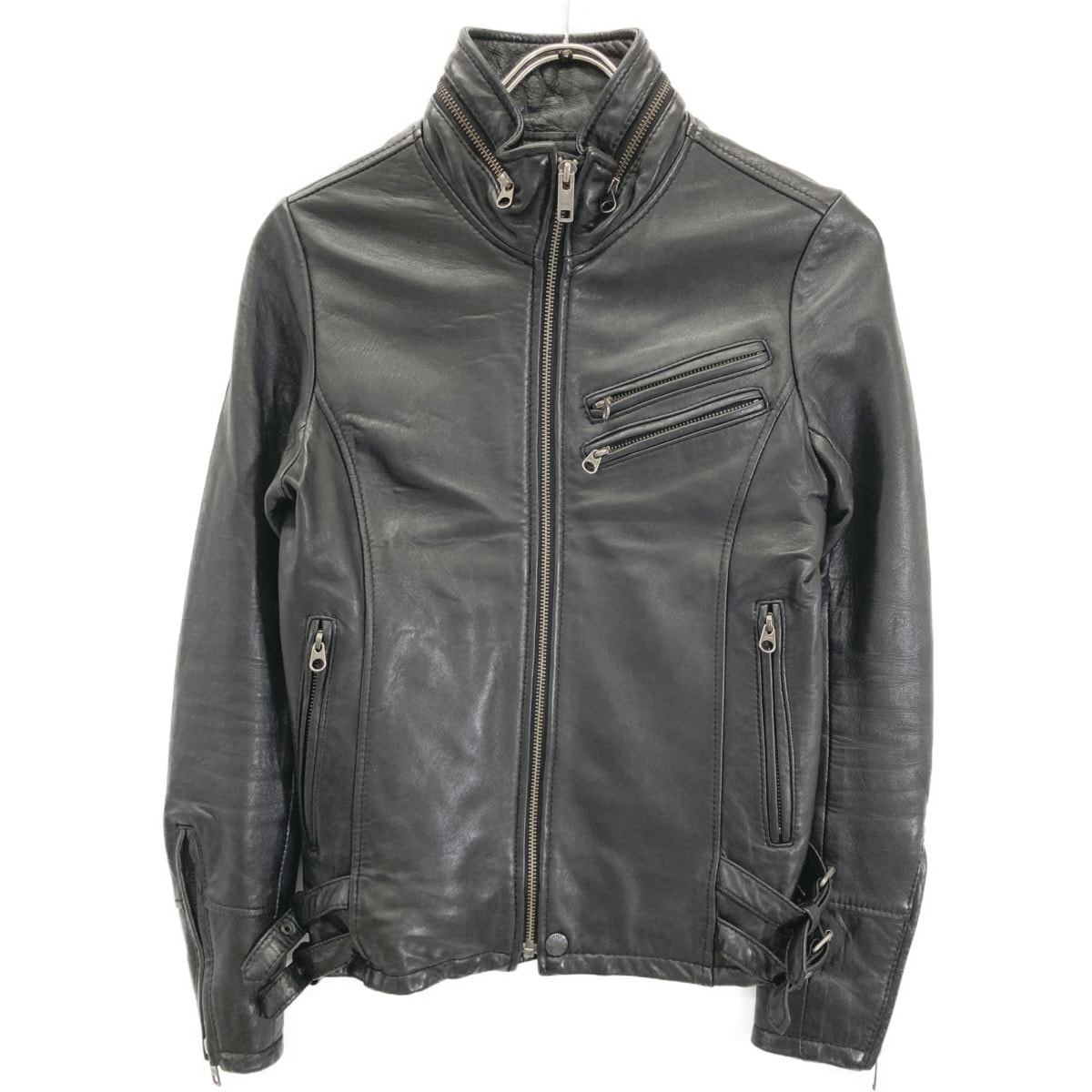 アヴィレックス 6201008 ラムレザーシングルライダースジャケット S