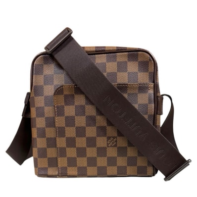 ルイヴィトン オラフPM ダミエ ショルダーバッグ ダミエキャンバス N41442 ブラウン レディース LOUIS VUITTON 中古
