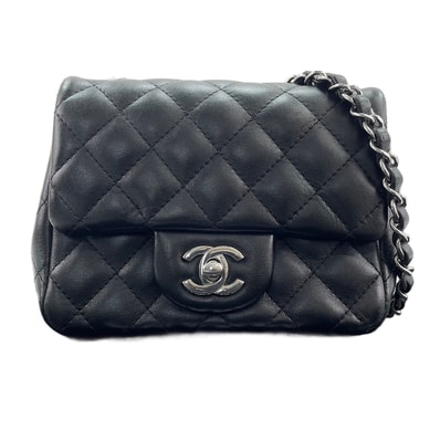 シャネル CHANEL ラムスキン ミニマトラッセ ショルダーバッグ【中古】