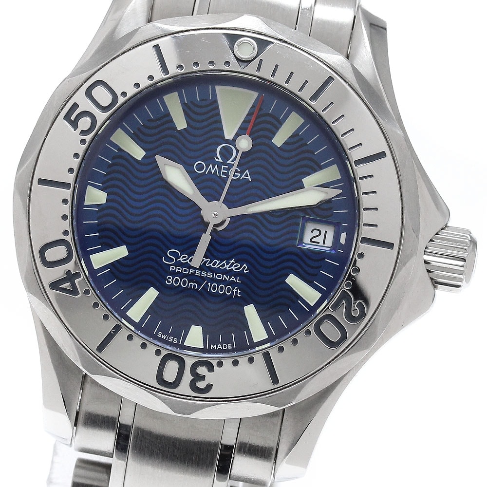 ☆美品 オメガ シーマスター300m 2285.80 レディース 【中古】