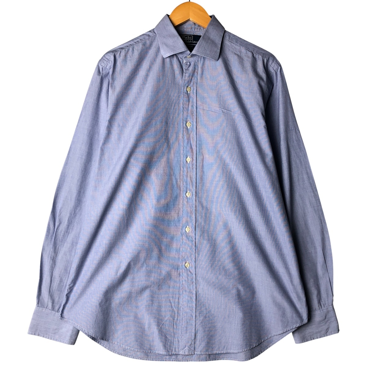 古着 ラルフローレン Ralph Lauren POLO by Ralph Lauren REGENT CLASSIC FIT 長袖 コットンシャツ メンズL相当/eaa596583