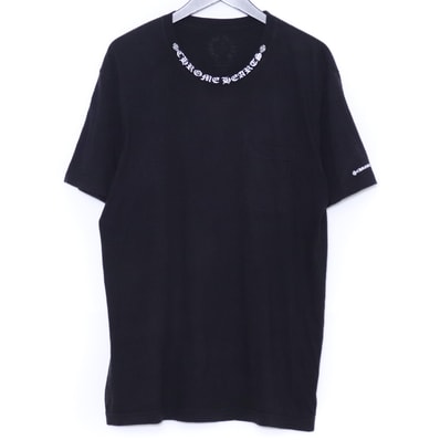 Chrome Hearts Neck Logo S/S T-Shirt "Black/White"