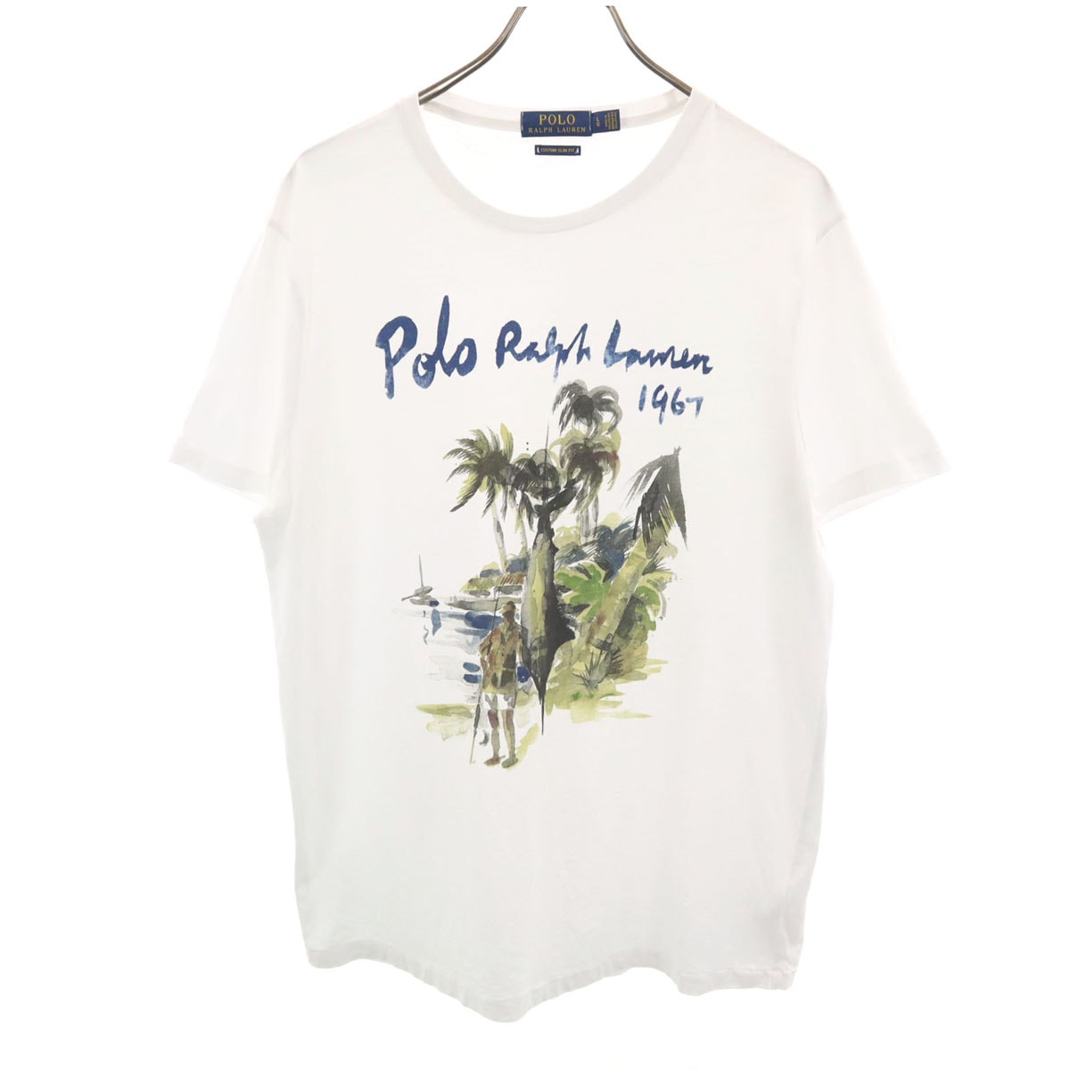 POLO RALPH LAUREN ポロラルフローレン 半袖 Tシャツ L ホワイト