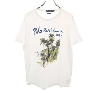 POLO RALPH LAUREN ポロラルフローレン 半袖 Tシャツ L ホワイト