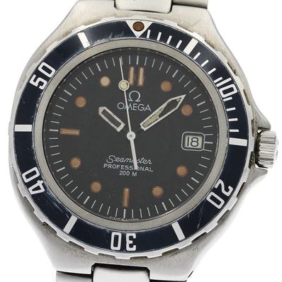 オメガ シーマスター200m デイト クォーツ メンズ 【中古】