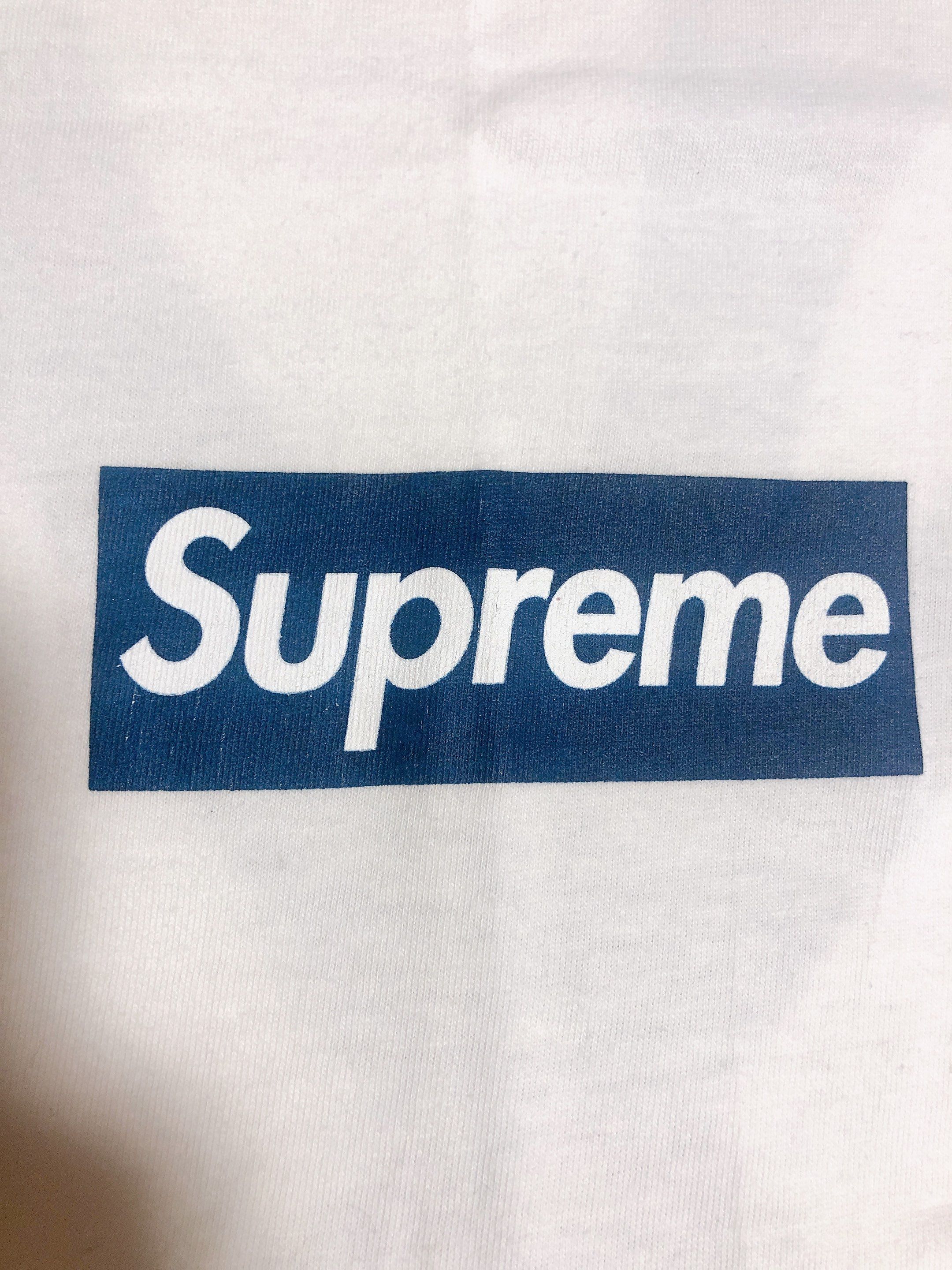 Supreme New York Yankees Box Logo Tee "White"