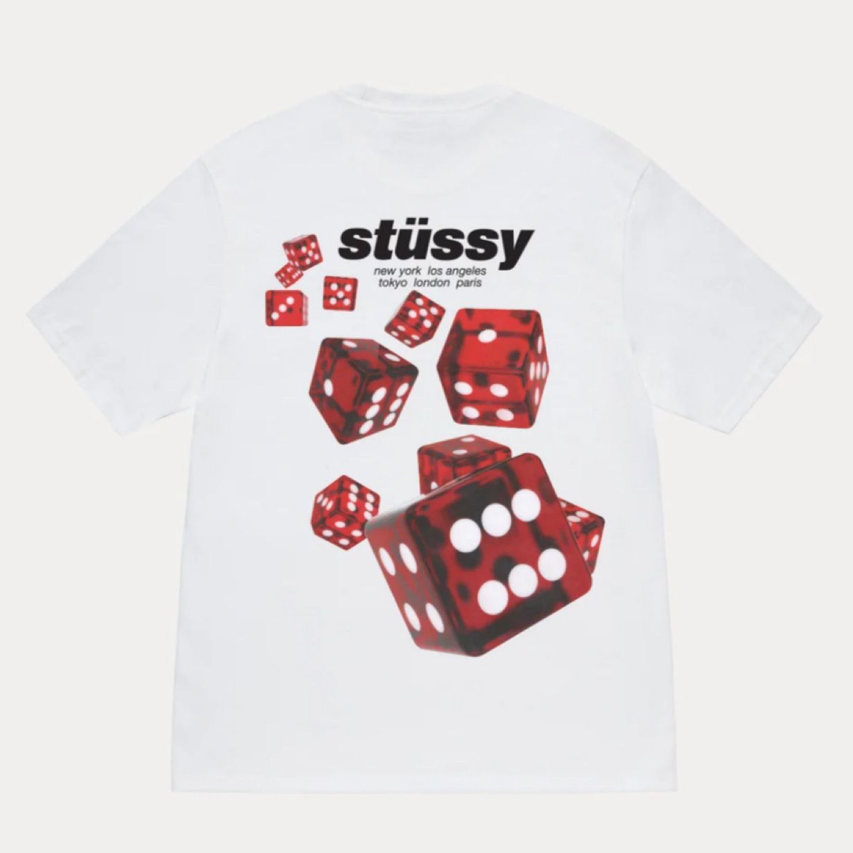 Stussy Rollers Tee "White"