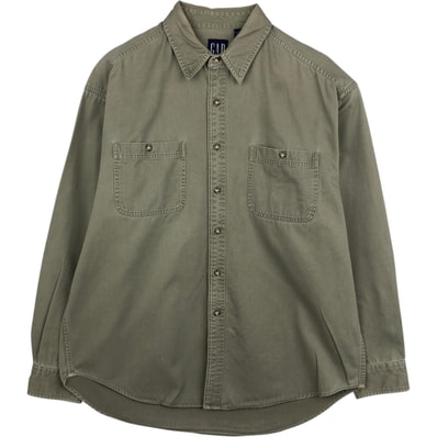 古着 90年代 ギャップ GAP オールドギャップ 長袖 コットンシャツ メンズXL相当 ヴィンテージ/eaa625268