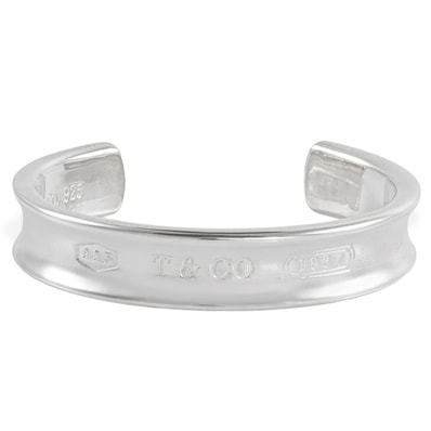 TIFFANY&Co. ティファニー 1837 カフ バングル ブレスレット シルバー【中古】